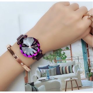 Đồng Hồ Dây Nam Châm Có Số Mặt Kính Xịn