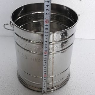 XÔ INOX 304 CÓ NẮP LOẠI 16L - XĐ17I3