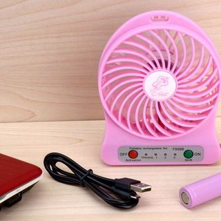 QUẠT MINI 3 TỐC ĐỘ PIN SẠC - SIÊU MÁT