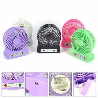 QUẠT MINI 3 TỐC ĐỘ PIN SẠC - SIÊU MÁT