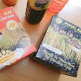 Bột ngũ cốc dinh dưỡng và bột gạo lứt mè đen