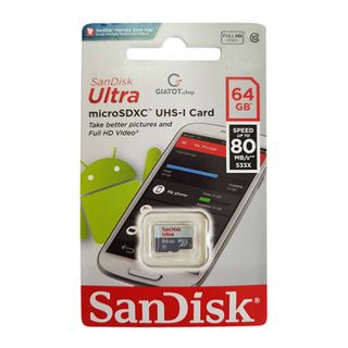 Thẻ nhớ 64Gb SanDisk Ultra Class 10 80Mb/s có thể xuất hóa đơn