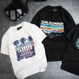 Áo thun Nam cổ tròn Cali - T003