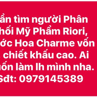 Tìm Bạn Đồng Hành kinh doanh mỹ phẩm nước hoa giá sỉ