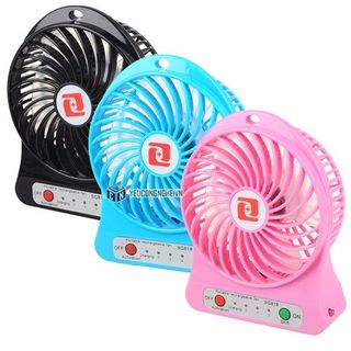 Quạt Tích Điện Mini 3 Chế Độ để bàn