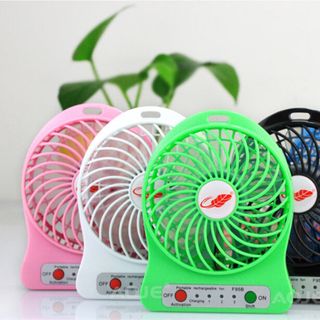 Quạt Tích Điện Mini 3 Chế Độ để bàn