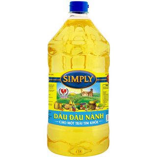 Dầu ăn Simply đậu nành 2L giá sỉ