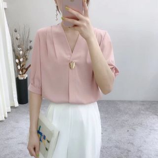 Sơ mi cổ v hàng quảng chậu hịn size s m l giá sỉ