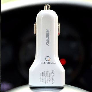 Tẩu sạc nhanh ô tô 3 cổng USB 36A Remax xịn CC301