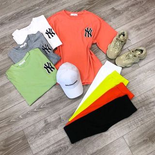 set bộ lửng thể thao logo Ny hot hit