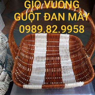 GIỎ ĐỰNG HOA QUẢ XƯỞNG MÂY TRE ĐAN - HÀ NỘI giá sỉ