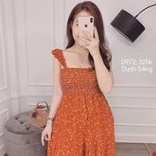 MAXI HOA NHÍ BO THUN NGỰC