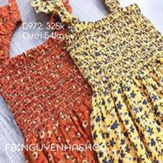 MAXI HOA NHÍ BO THUN NGỰC