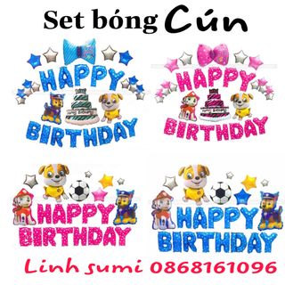 Bóng sinh nhật bé cún