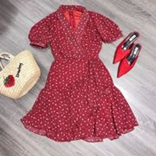 ĐẦM BI CỔ ĐẮP CHÉO