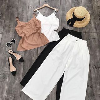 SET ÁO HAI DÂY KÈM QUẦN ỐNG SUÔNG