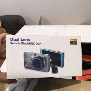 Camera hành trình 4 inch Full HD 1080P 2 ống kính trước và sau