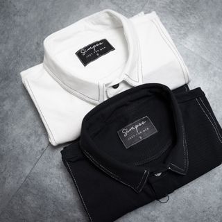 Áo thun Bẻ Viền - B017