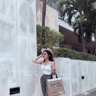SET ÁO HAI DÂY KÈM QUẦN BAGGY CARO