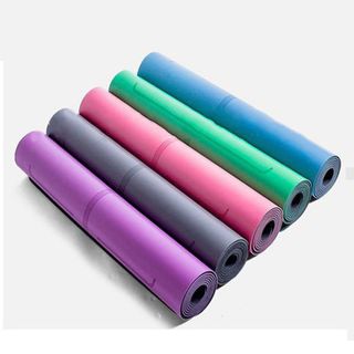 Thảm Yoga Định Tuyến 5mm PU đủ Mầu Tặng Túi xịn