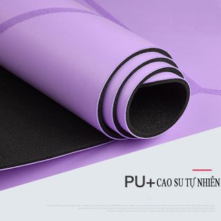 Thảm Yoga Định Tuyến 5mm PU đủ Mầu Tặng Túi xịn