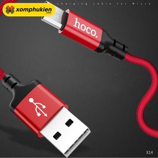 Cáp sạc Dây dù Hoco X14 Micro 2M