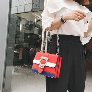 Túi Đeo Chữ Khóa Đính Đá D069