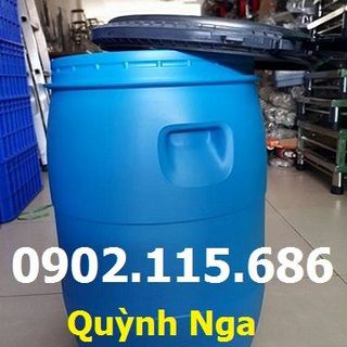 Thùng phuy nhựa 50L thùng phuy nhựa 50 lít thùng phuy nhựa 50l giá rẻ