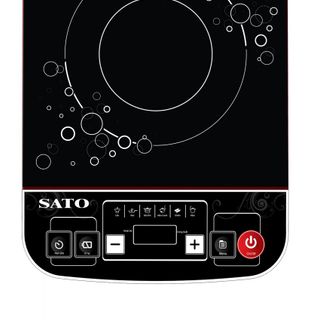 Bếp Từ Đơn SATO STB-802 Đen 2100W Made in Viet Nam