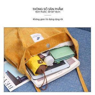 Túi Vải Tote Đeo Vai Trẻ Trung D090