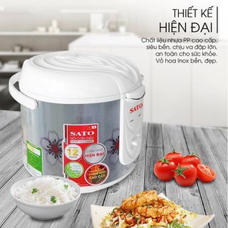 Nồi Cơm Điện SATO S18-92H 18L 700W XÁM