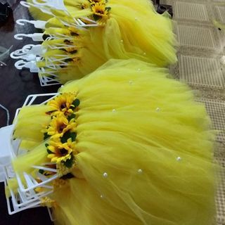 đầm công chúa hoa hướng dương