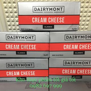 CREAM CHEESE DAIRY MONT - tảng 2kg giá sỉ