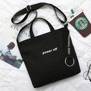Túi Vải/ Túi Tote 2 Màu Vàng / Đen Cá Tính D115