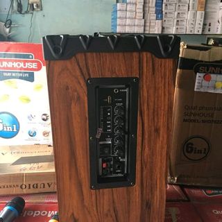 loa kéo zansong s8i tặng 2 mic không dây