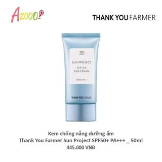 Kem chống nắng dưỡng ẩm-Thank you farmer spf50 PA