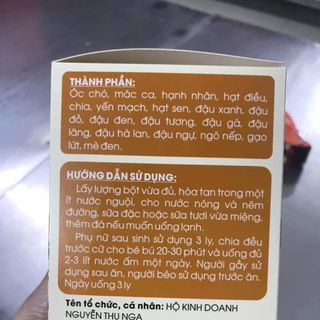 Ngũ Cốc Min Min- lợi sữa