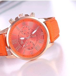 đồng hồ đeo tay dây da giá 45kcó nhiều màu