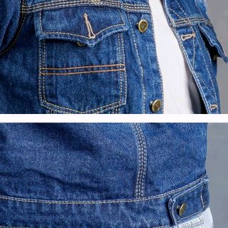 Áo Khoác Jeans Nam trơn