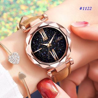 ah1122- đồng hồ day da kim tuyến