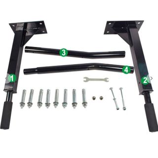 Xà p90x gắn tường tăng chiều cao kèm ốc viết và hướng dẫn lắp đặt