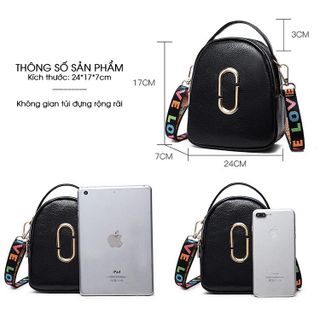 Túi Mini Đeo Chéo Dây Đeo To Bản Hottrend D154
