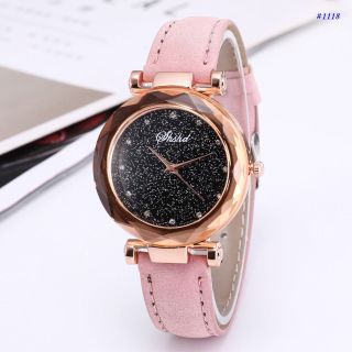 ah1118- đồng hồ dây da kim tuyến