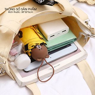 Túi Tote Vải Siêu Đẹp Cực Hot D8610