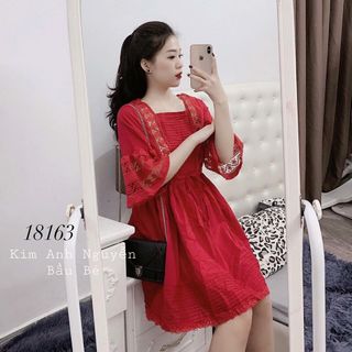 ĐẦM VIỀN REN RÚT EO