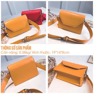 Túi Nữ Đeo Chéo Da Trơn Cực Chất D7002