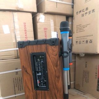 loa kéo zansong s10i tặng 2 mic hát hay