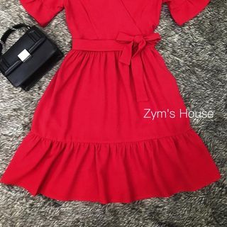 ĐẦM CỔ ĐẮP CHÉO BO EO