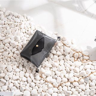 Túi Trong Suốt Mini Phối Dây Xích Thanh Mảnh D153