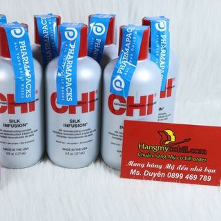 DƯỠNG TÓC CHI SILK INFUSION --177mlcó bill nhập